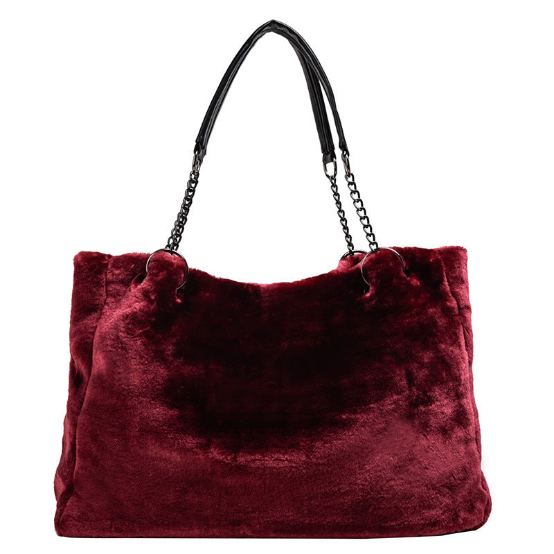 Plush Handbag Europe And America