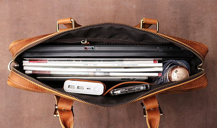 Men Leather Briefcase