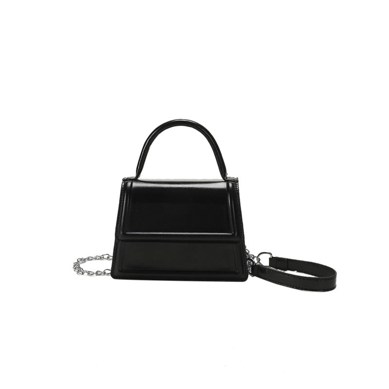 Retro Metallic Shoulder Bag Casual Handbag Fashion Simple Crossbody
