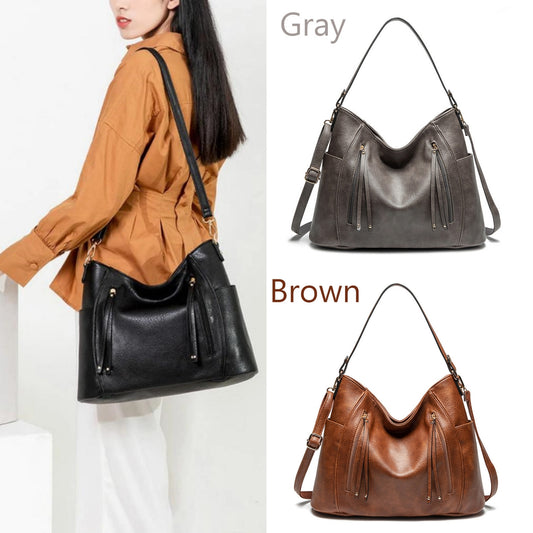 Luxury Women Slouch Women Vintage Large Capacity Handbag