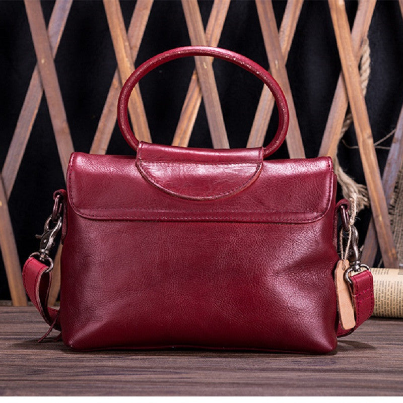 Tanned Fringe Leather Handbag