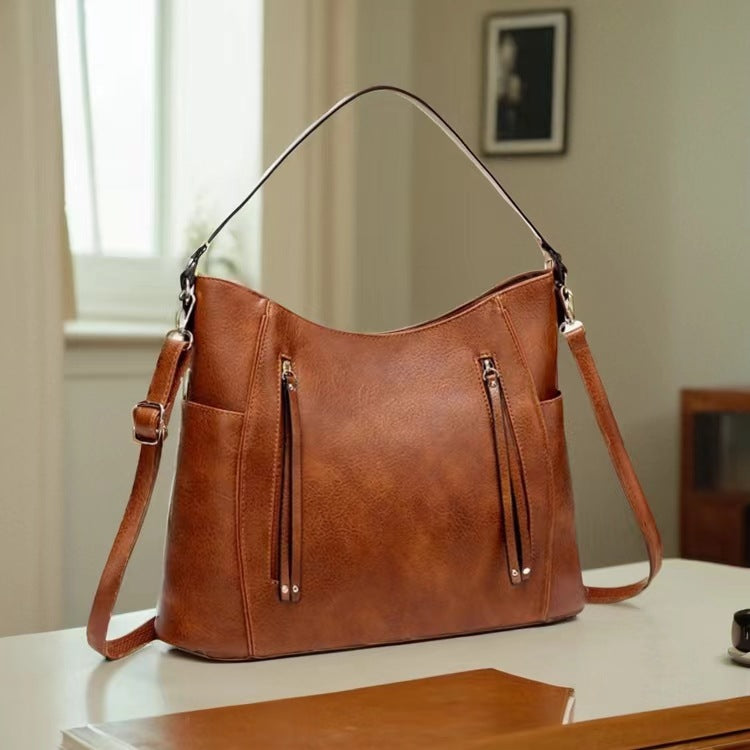 Luxury Women Slouch Women Vintage Large Capacity Handbag