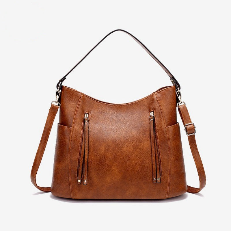 Luxury Women Slouch Women Vintage Large Capacity Handbag