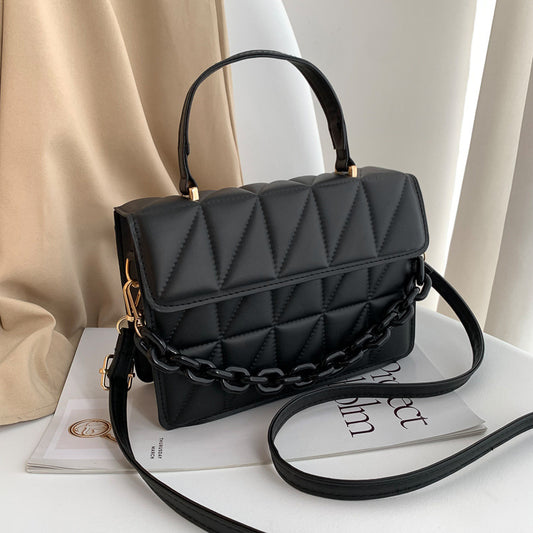 Casual Simple Shoulder Messenger Bag Portable Small Square Bag