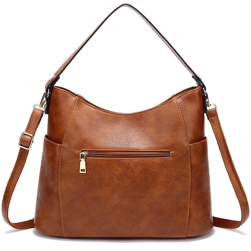 Luxury Women Slouch Women Vintage Large Capacity Handbag