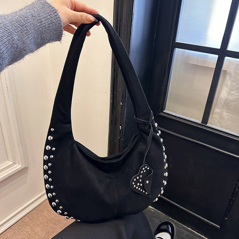Casual Crescent Hobo Handbag for Women