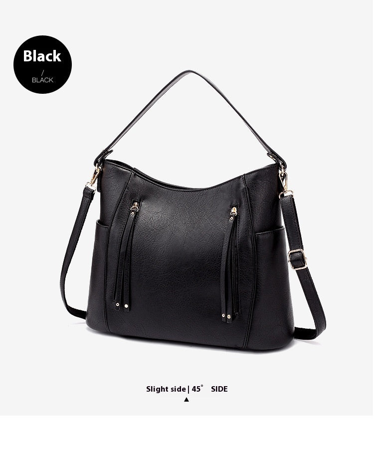 Luxury Women Slouch Women Vintage Large Capacity Handbag